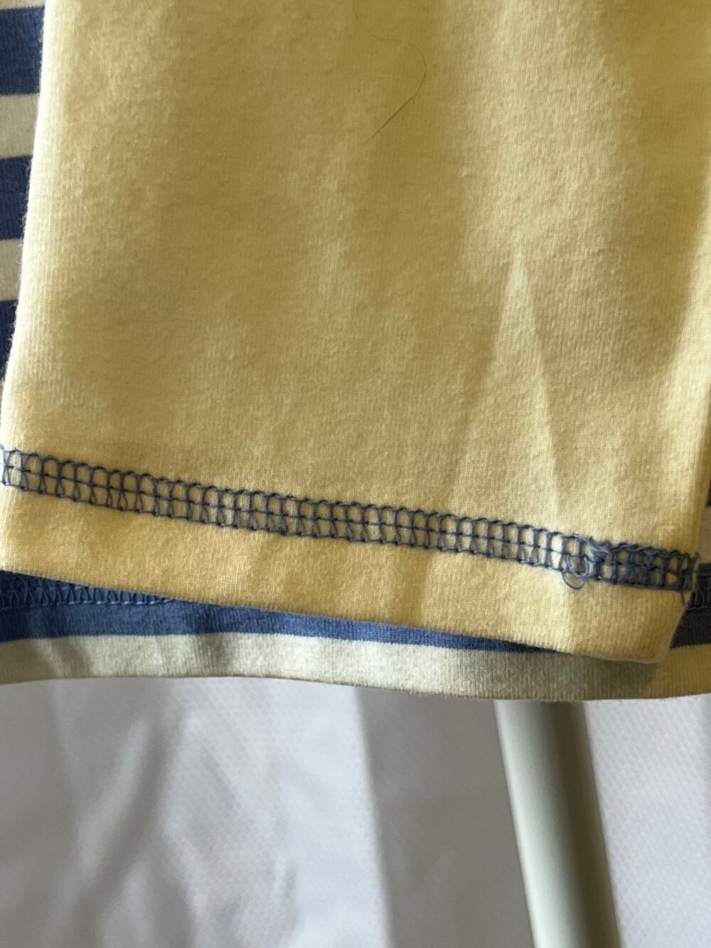 Liz Claiborne Liz & Co Blue & White Striped Shirt - Picture 5 of 14